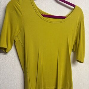 Joie Chartreuse Short Sleeve Top